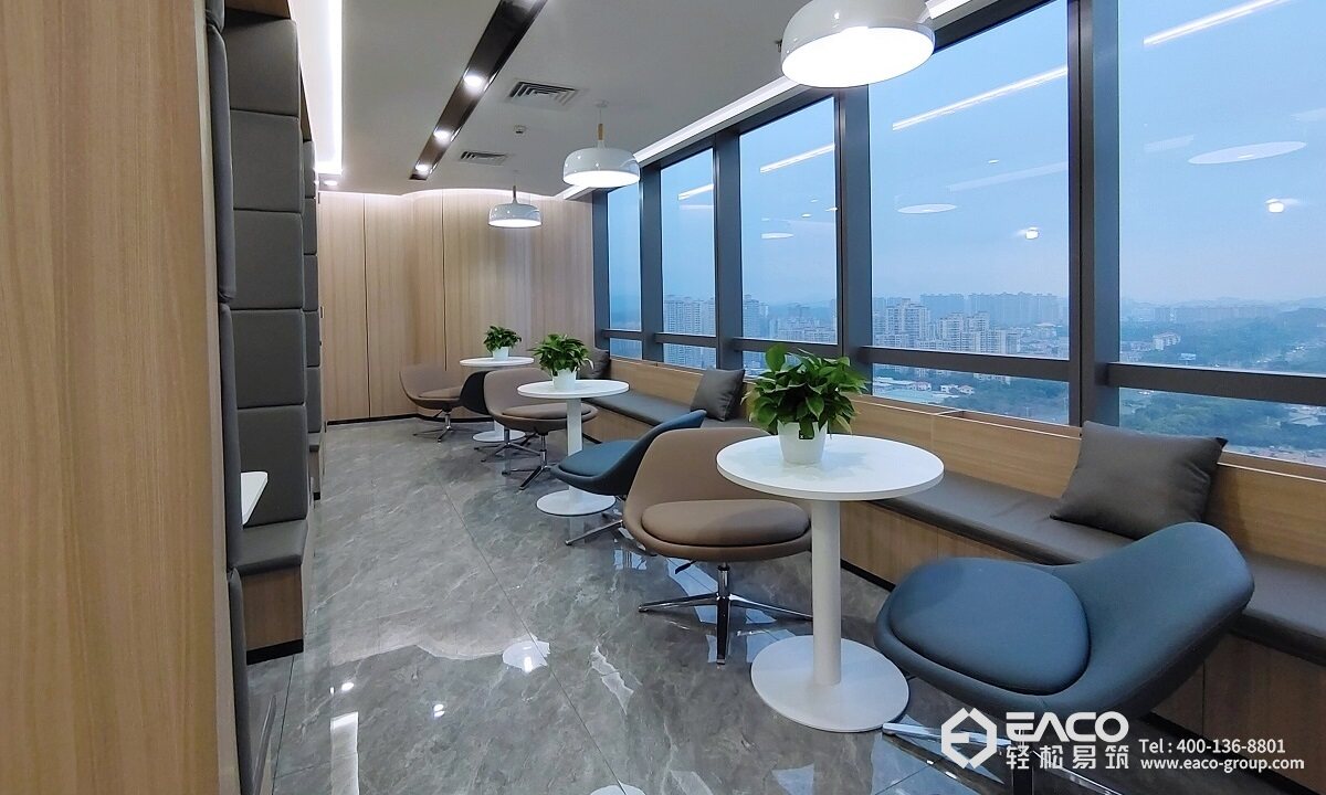 轻松国产麻豆精品视频｜1750㎡华润置地，经典商务风办公空间