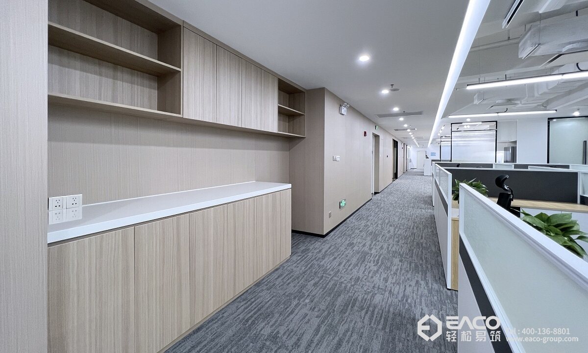 轻松国产麻豆精品视频｜1750㎡华润置地，经典商务风办公空间
